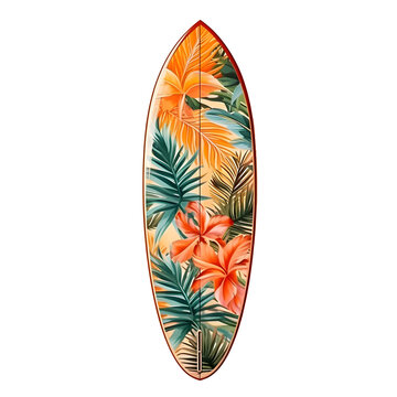 surfboard clipart, transparent background
