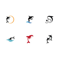 Obraz na płótnie Canvas Orca Logo Vector Illustration On Trendy Design.