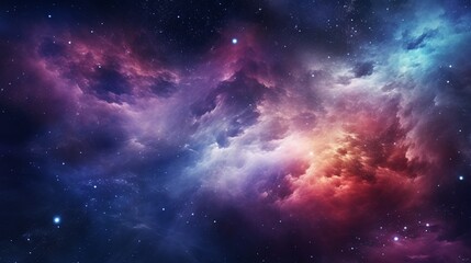 Fototapeta premium Abstract colorful space galaxy cloud nebula. Universe science astronomy. Supernova background wallpaper