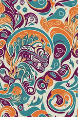 Decorative Swirling Vector Backgrounds