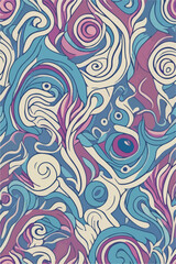 Seamless Swirling Abstract Backgrounds