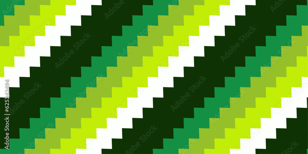 Poster bright green pattern from a diagonal ladder. bright and acid green colors. for printing and applying