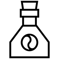 remedy icon. A single symbol with an outline style