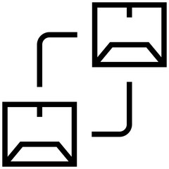 Reusable icon. A single symbol with an outline style