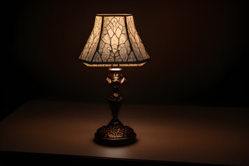 lamp on the table. generative ai