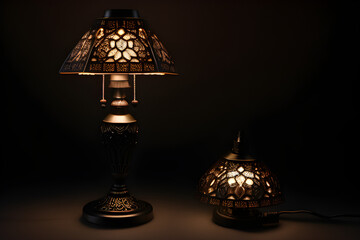 lamp on the wall. generative ai