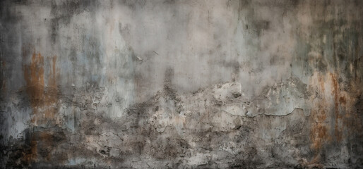 Fototapeta na wymiar Grunge grey wall may used as background. Generative AI