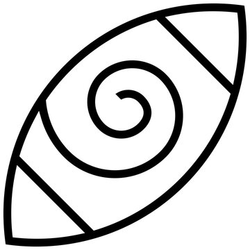 tecpatl icon. A single symbol with an outline style