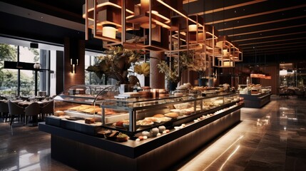 Buffet restaurant design ideas