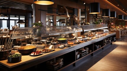 Buffet restaurant design ideas