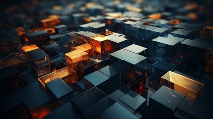 Fototapeta premium An abstract industrial background. Generative AI. 