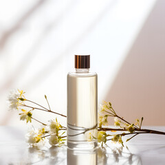 Naklejka premium Abstract demonstration with frangrant, beauty care, healthcare, oil, scent, for relaxation 