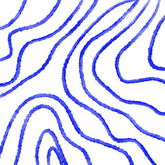 Fototapeta premium Blue Watercolor Lines Backdrop