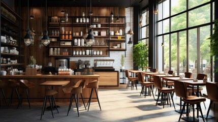 Fototapeta premium Coffee shop design Ideas