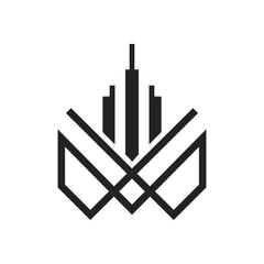 hotel logo template. Icon Illustration Brand Identity. Isolated and flat illustration. Vector graphic