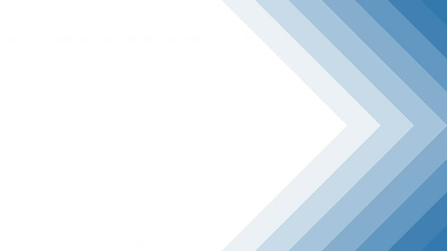 White blue gradient technology backgrounds with arrow moving forward. Seamless loop
