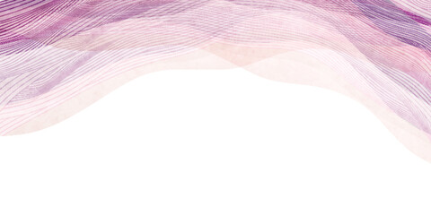 和柄　波　ピンク　背景	