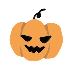 ハロウィーンかぼちゃのベクターイラスト