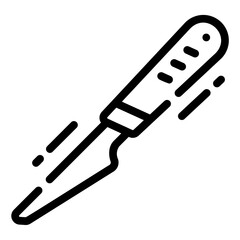 knife Line Icon