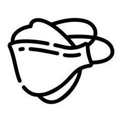 medical mask Line Icon