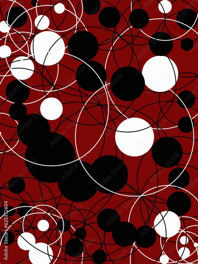 Poster abstract background with geometric pattern