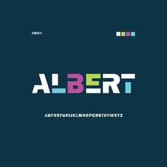 Minimal modern alphabet fonts. Typography minimalist urban digital fashion future creative logo font. vector illustration