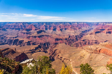 Fototapeta na wymiar View of the Grand Canyon National Park in Arizona, United States.