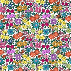 Seamless floral pattern.Silhouette of flowers with branches, leaves and berries. Abstract roses, tender pastel colors. Perfect for cotton fabric, texture, paper, shawls.