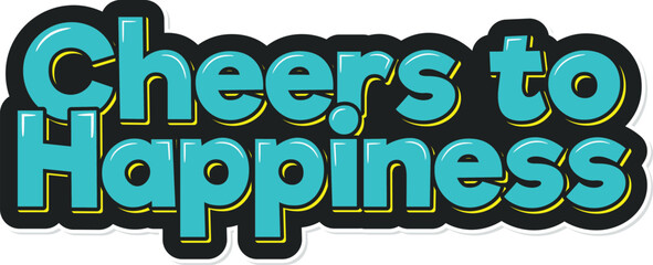 Vibrant lettering design that celebrates the joy and happiness of Oktoberfest