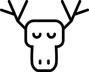 Wild animal outline icon