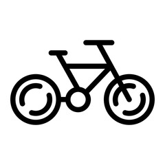 bicycle line icon