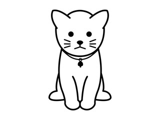 sitting cat icon