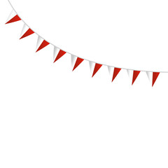 Obraz premium Indonesian flag decoration
