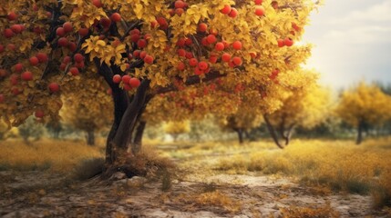 autumn trees in the park