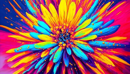 abstract colorful background with stars