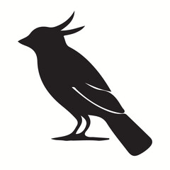 Balinese silhouettes and icons. Black flat color simple elegant Balinese animal vector and illustration.