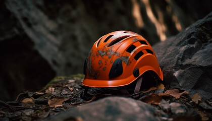 Mountain climbing equipment for extreme outdoor adventure in nature generated by AI