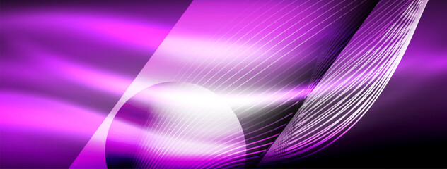 Creative geometric futuristic techno background