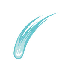 Space Object Illustration Isolated In White Background. Galaxy and Space Object Icon Design in Flat Style.