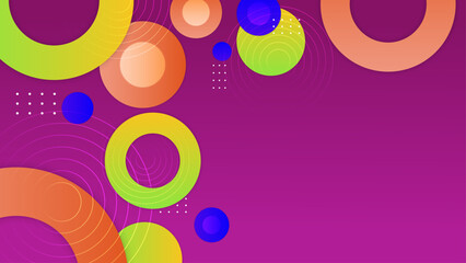 Colorful geometric shapes abstract background geometry shine and layer element vector for presentation design. Suit for business, corporate, institution, party, festive, seminar, and talks.