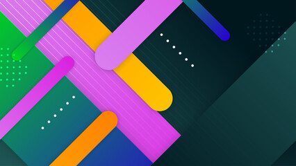 Fototapeta premium Abstract colorful background with modern trendy fresh color for presentation design, flyer, social media cover, web banner, tech banner