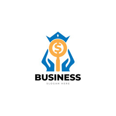 Hand Money Logo Icon Stock Vector