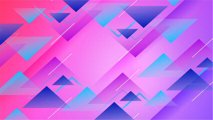 Minimal colorful geometric shapes abstract modern background design with gradient