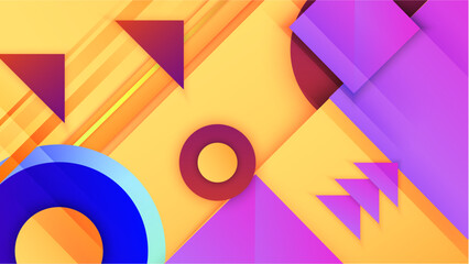 Vector abstract graphic presentation design banner pattern wallpaper background web template.