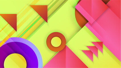 Vector abstract graphic presentation design banner pattern wallpaper background web template.