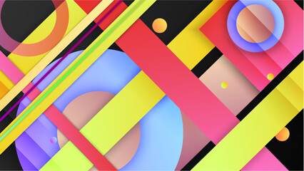Vector abstract graphic presentation design banner pattern wallpaper background web template.