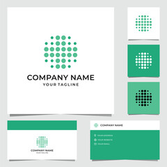 Abstract Medical Dot Logo Design