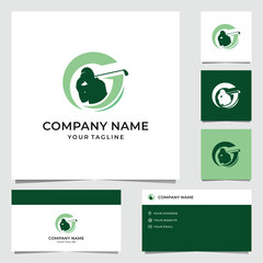 Modern Golf Club Logo Design