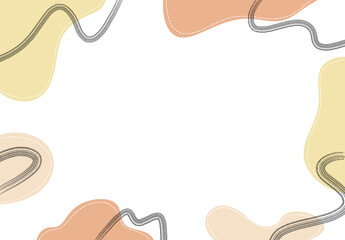 illustration of a frame with white background