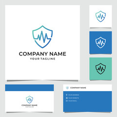Simple Shield Medical Logo Design